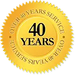Over 40 Years Service